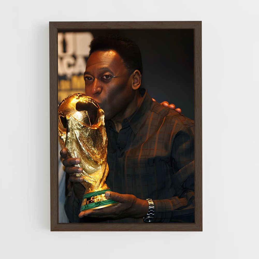 Poster Edson Arantes do Nascimento – affiche Football (vue 5)