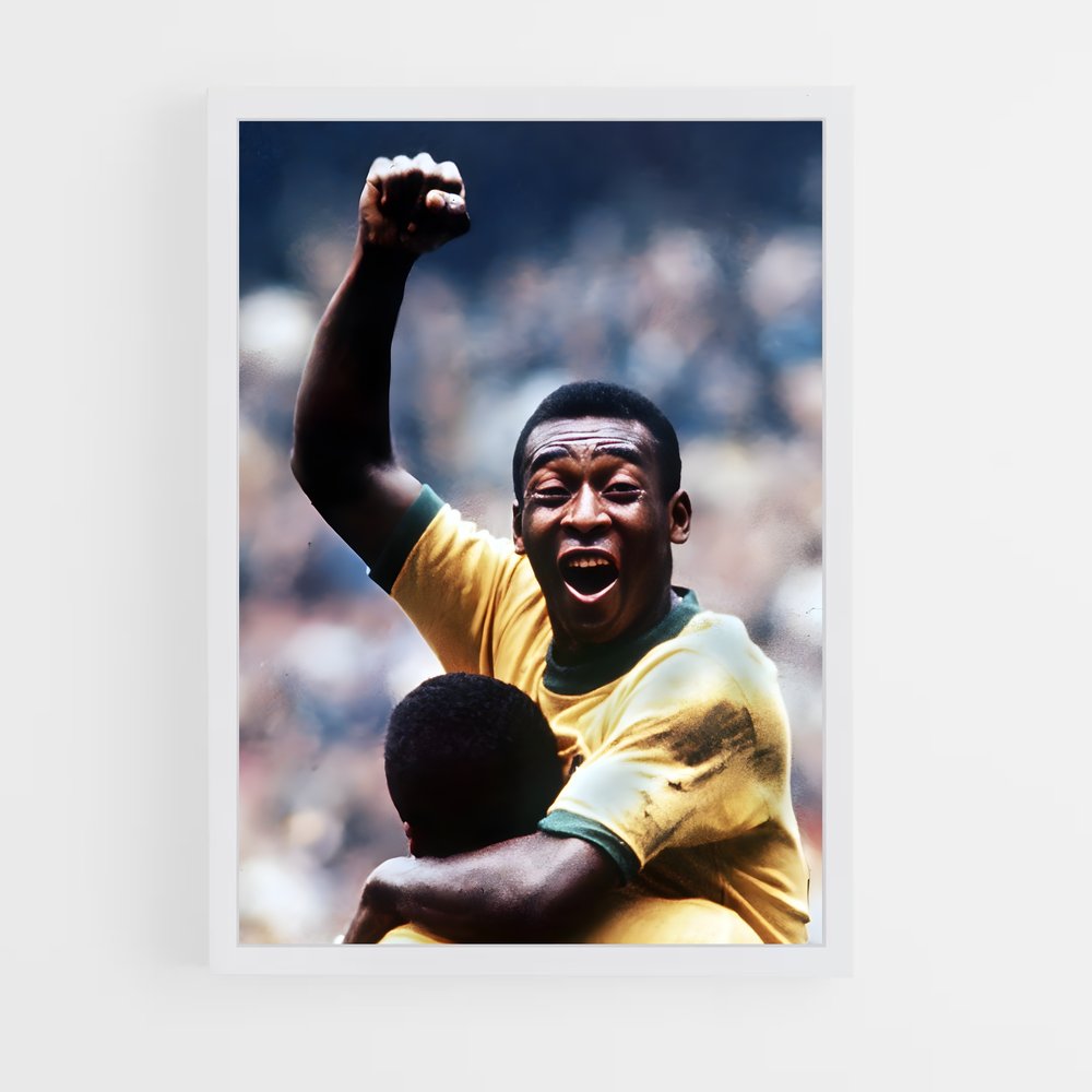 Poster Pelé Victoire – affiche Football (vue 3)
