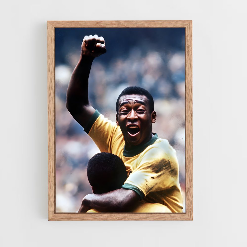 Poster Pelé Victoire – affiche Football (vue 4)