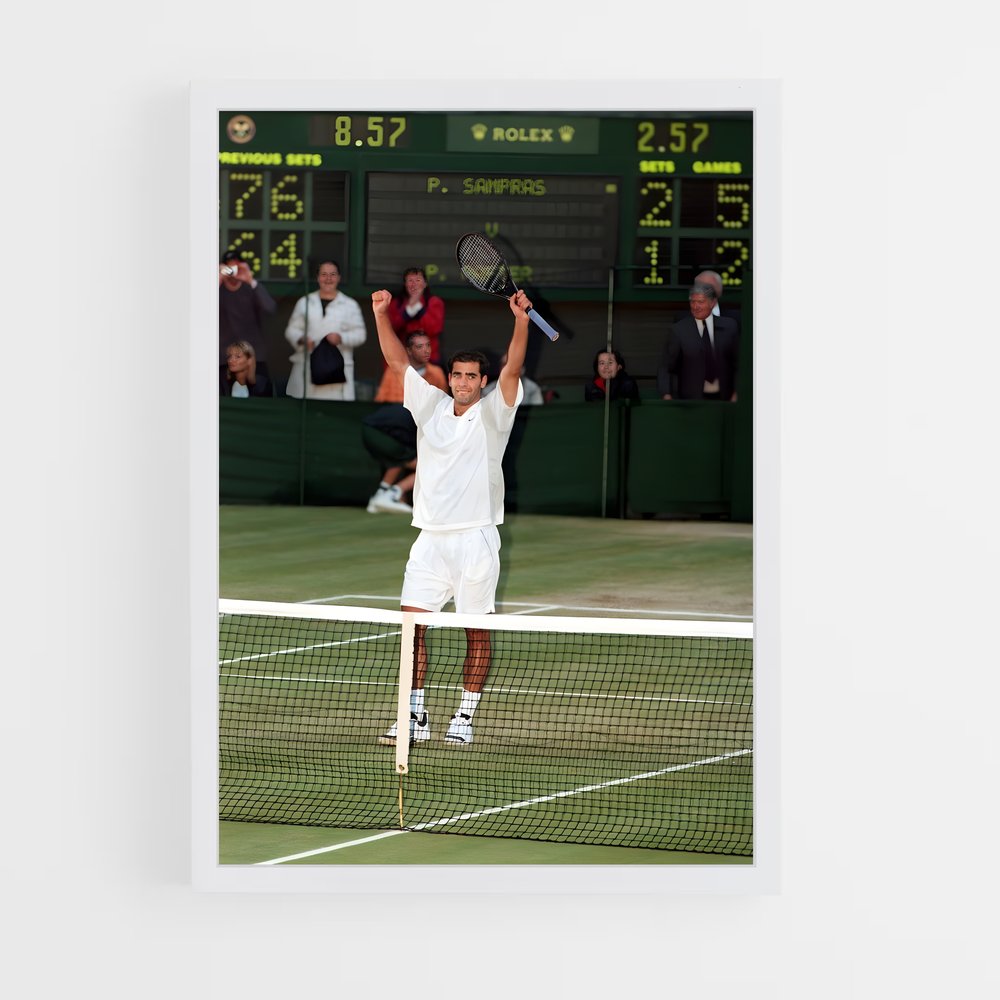 Poster Victoire Wimbledon – affiche Tennis (vue 3)