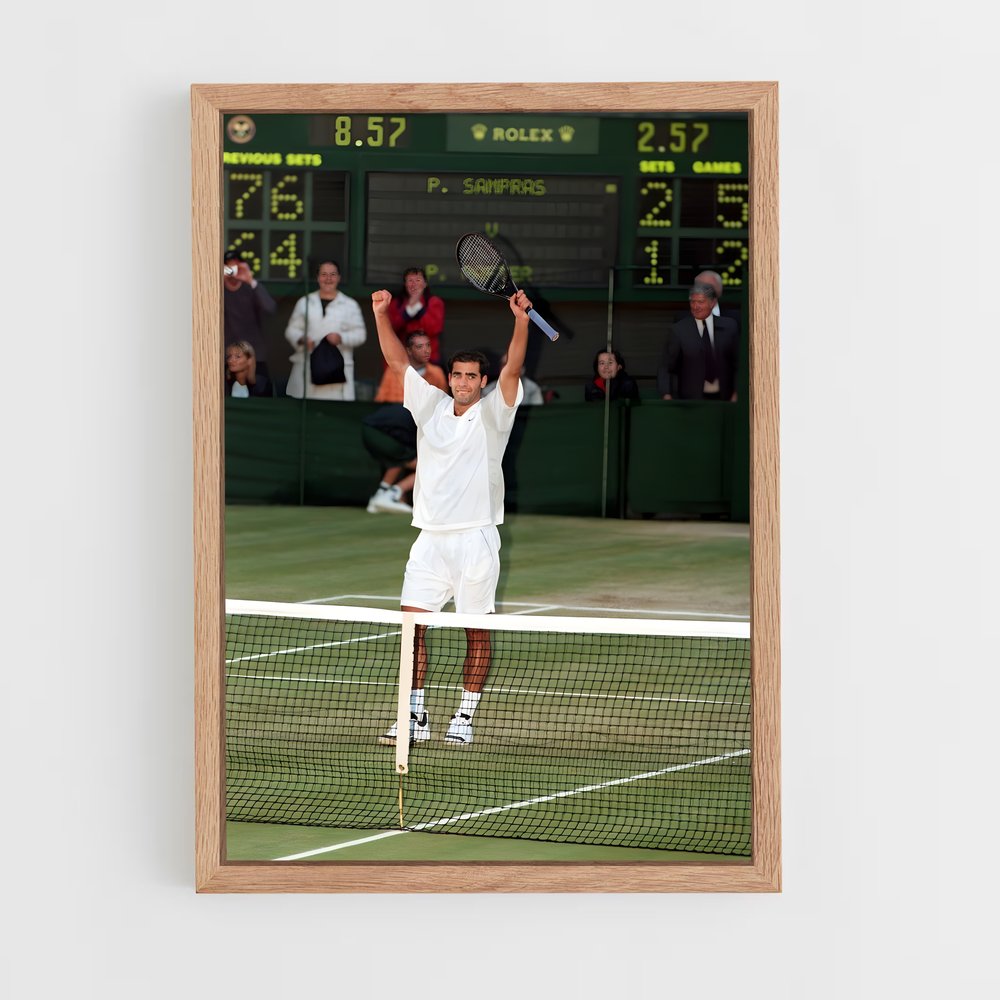 Poster Victoire Wimbledon – affiche Tennis (vue 4)
