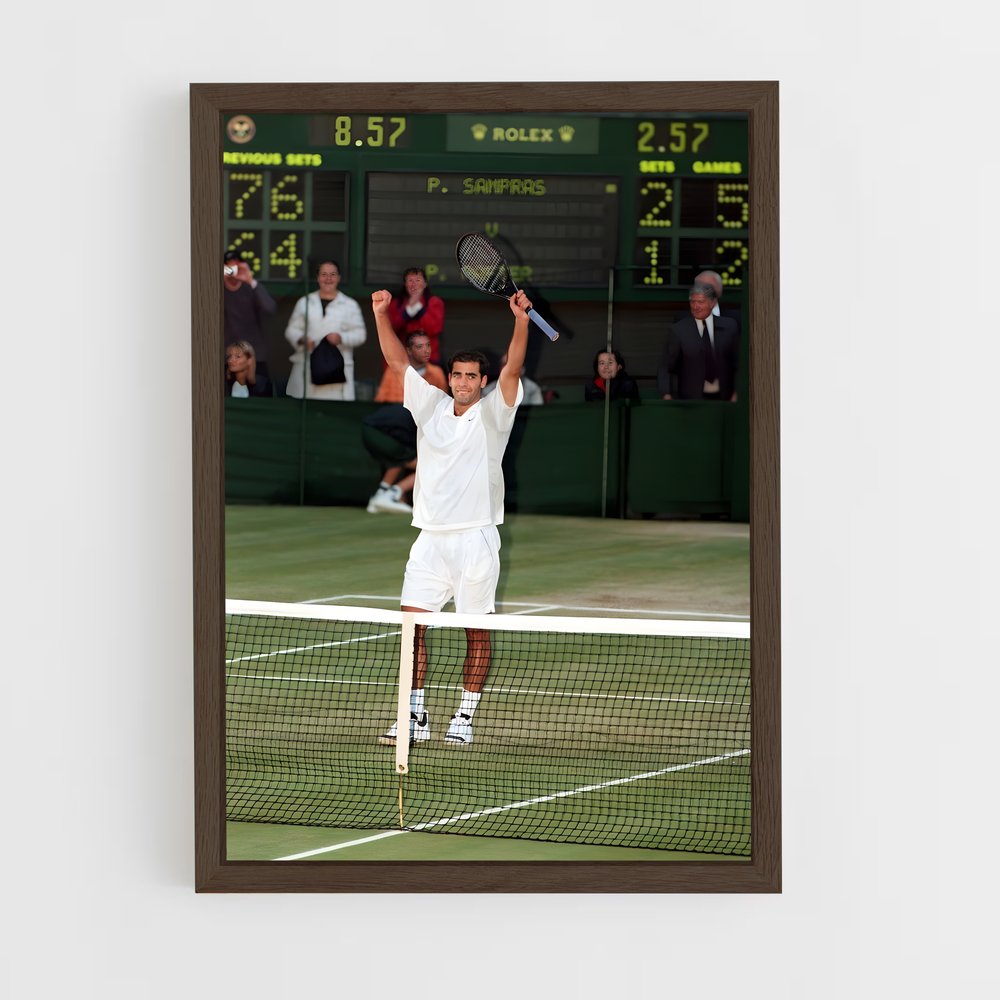 Poster Victoire Wimbledon – affiche Tennis (vue 5)