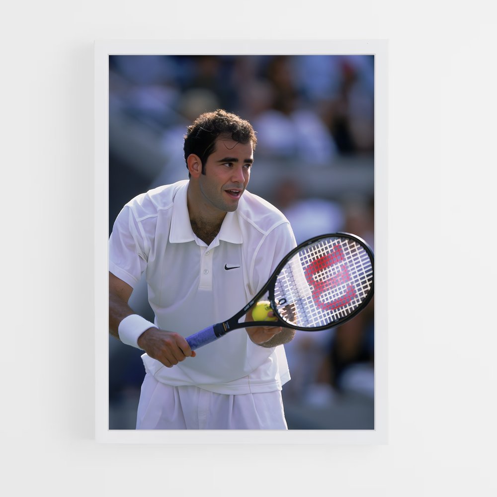 Poster Pete Sampras Football – affiche Tennis (vue 3)