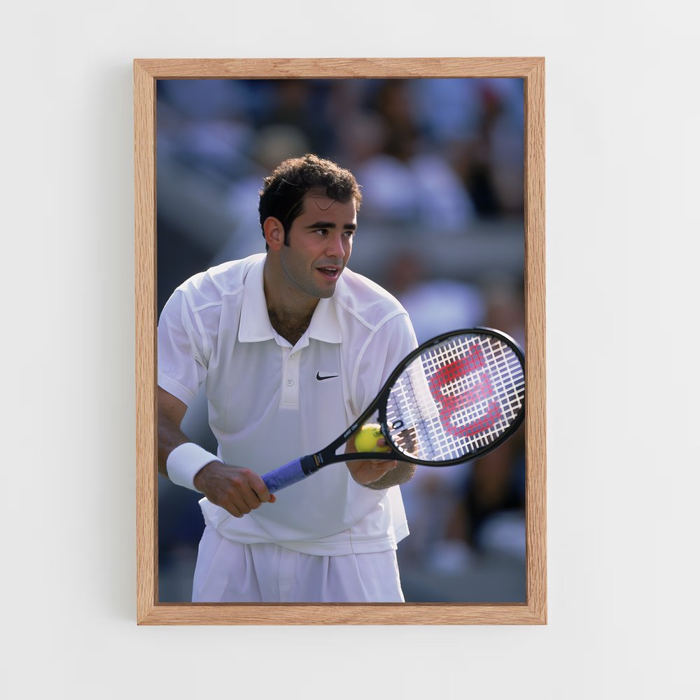Poster Pete Sampras Football – affiche Tennis (vue 4)