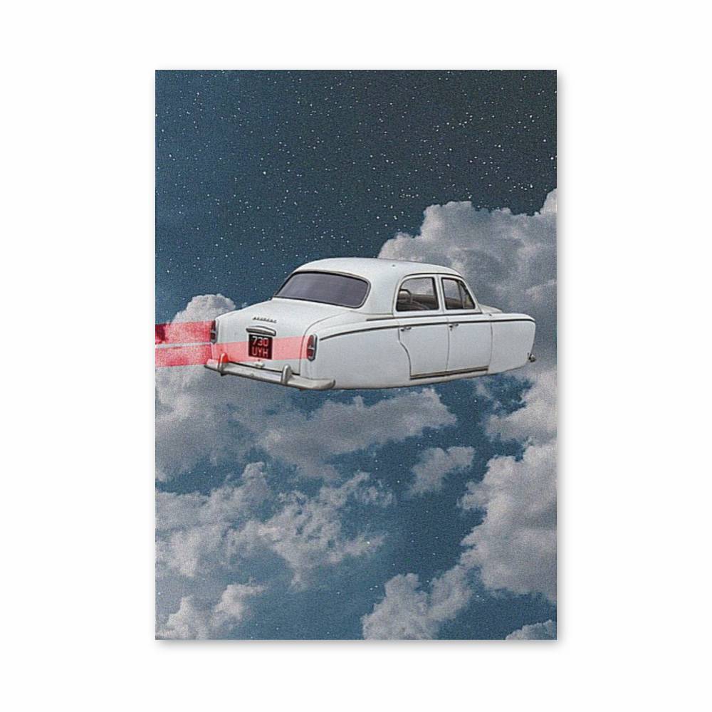 Poster Rétro Volant – affiche Peugeot
