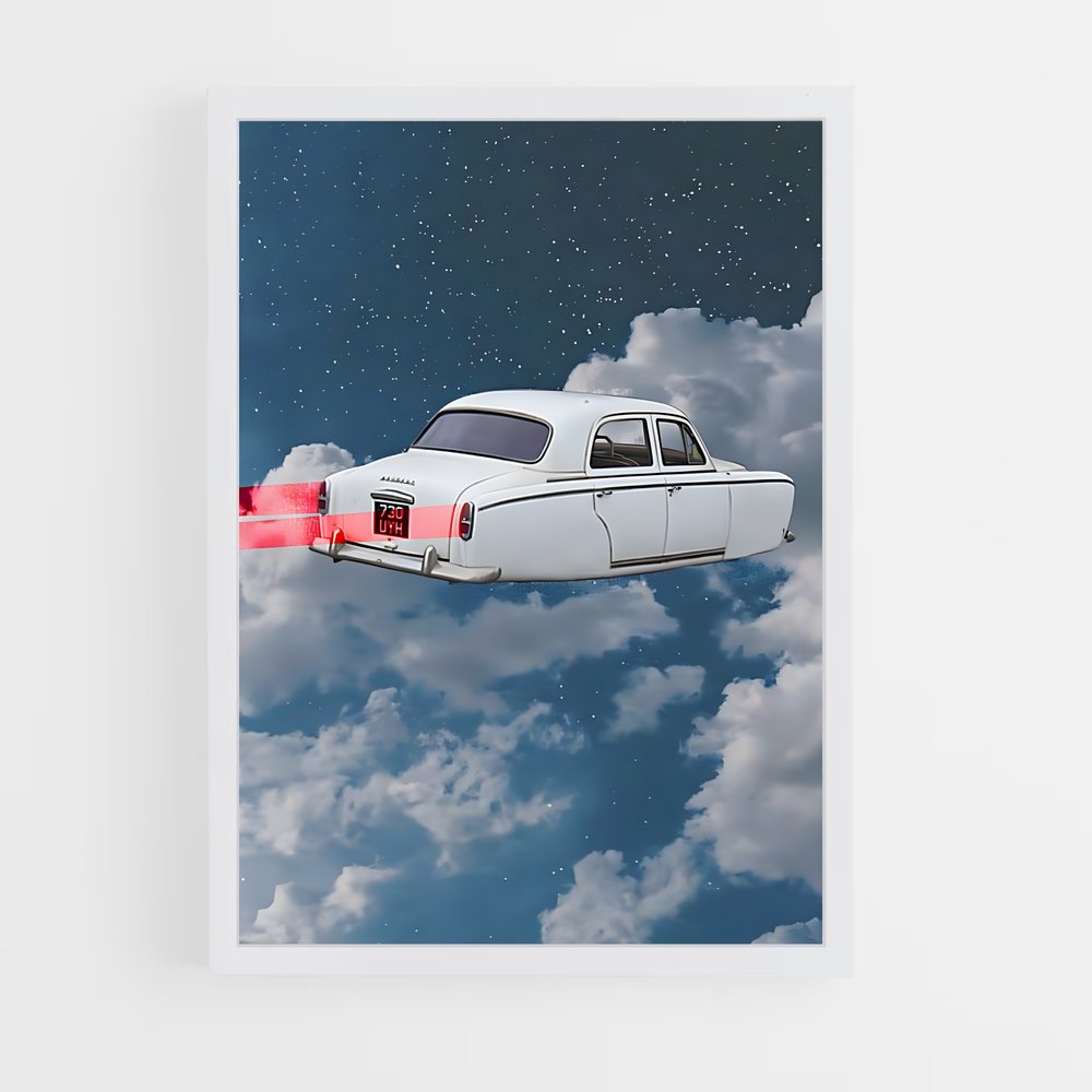 Poster Rétro Volant – affiche Peugeot (vue 3)