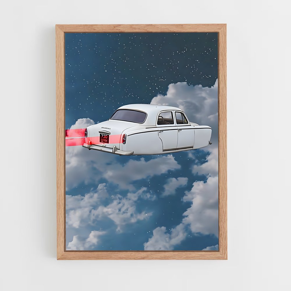 Poster Rétro Volant – affiche Peugeot (vue 4)