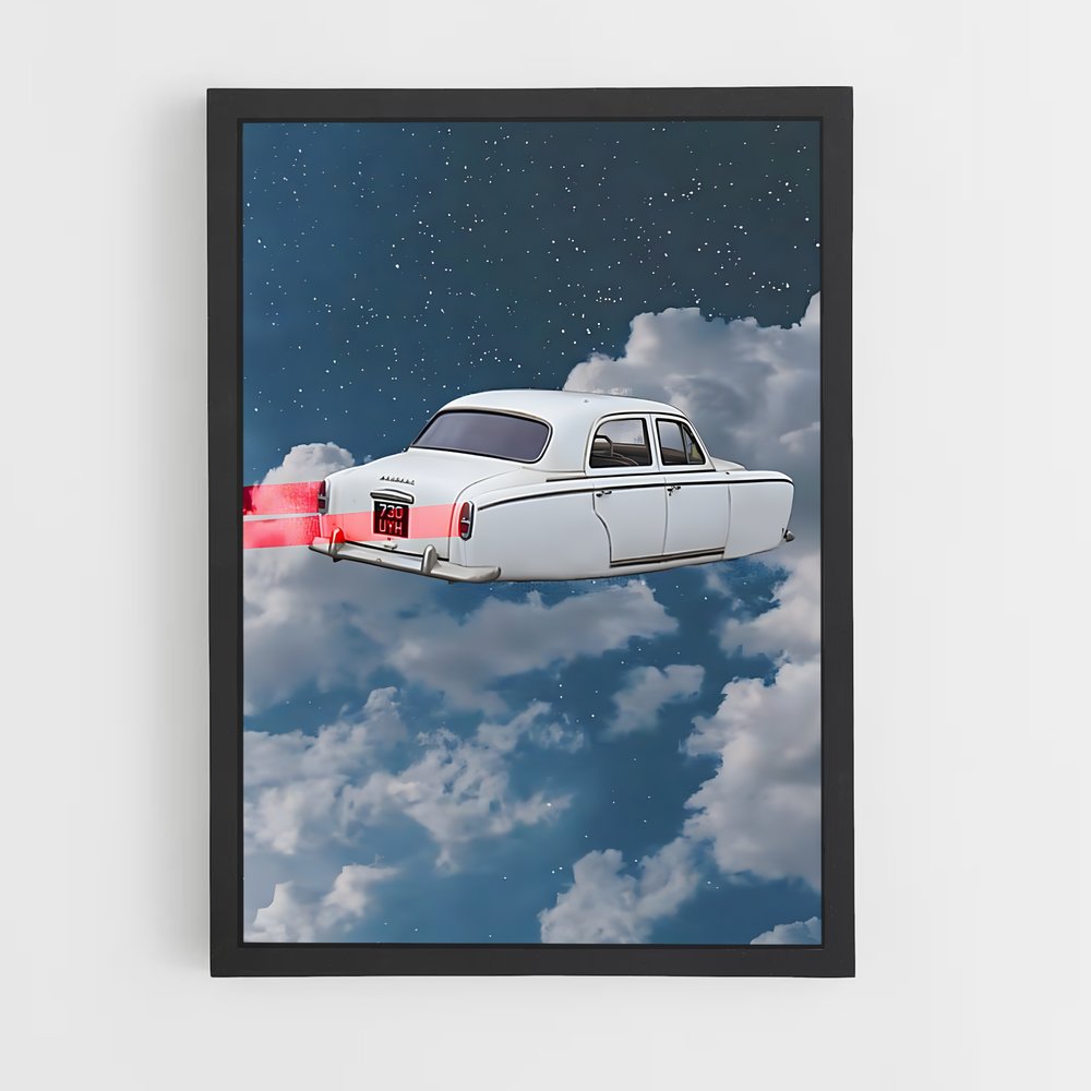 Poster Rétro Volant – affiche Peugeot (vue 2)