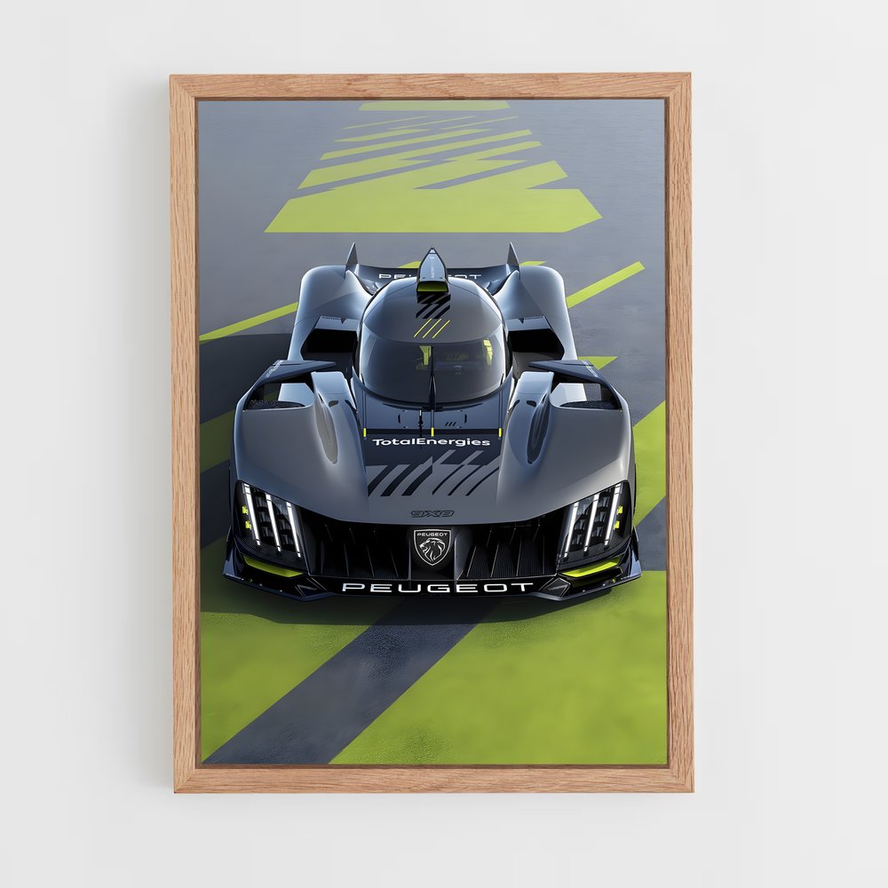 Poster Hypercar Peugeot (vue 4)