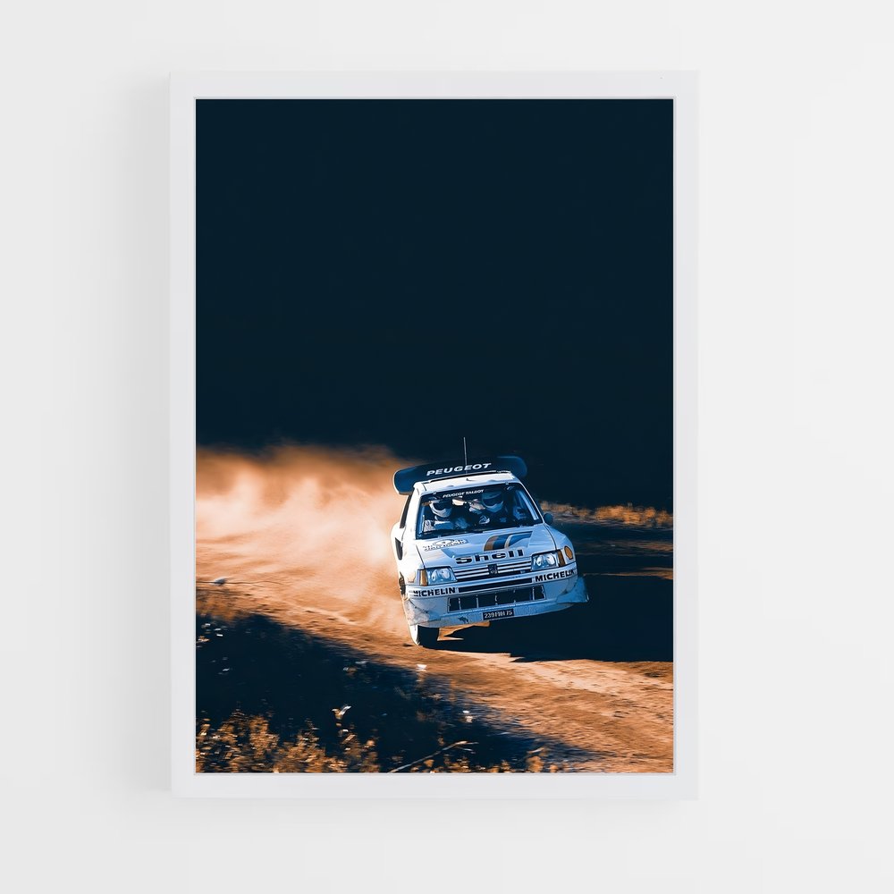 Poster Rallye Légendaire – affiche Peugeot (vue 3)