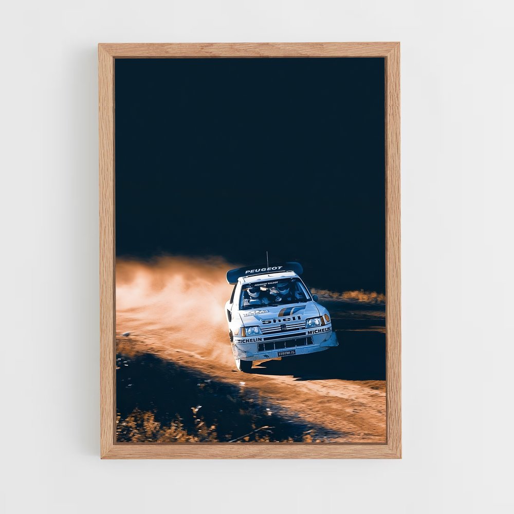Poster Rallye Légendaire – affiche Peugeot (vue 4)