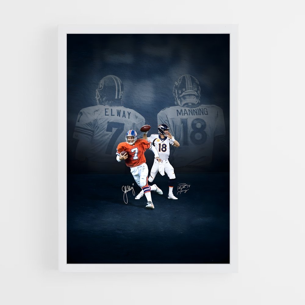 Poster Légendes du Football Américain – affiche Football US (vue 3)