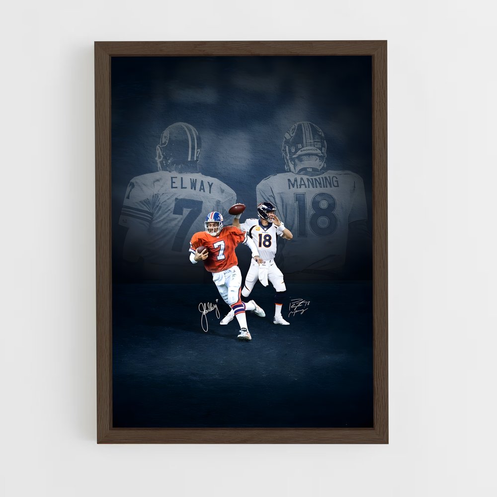 Poster Légendes du Football Américain – affiche Football US (vue 5)