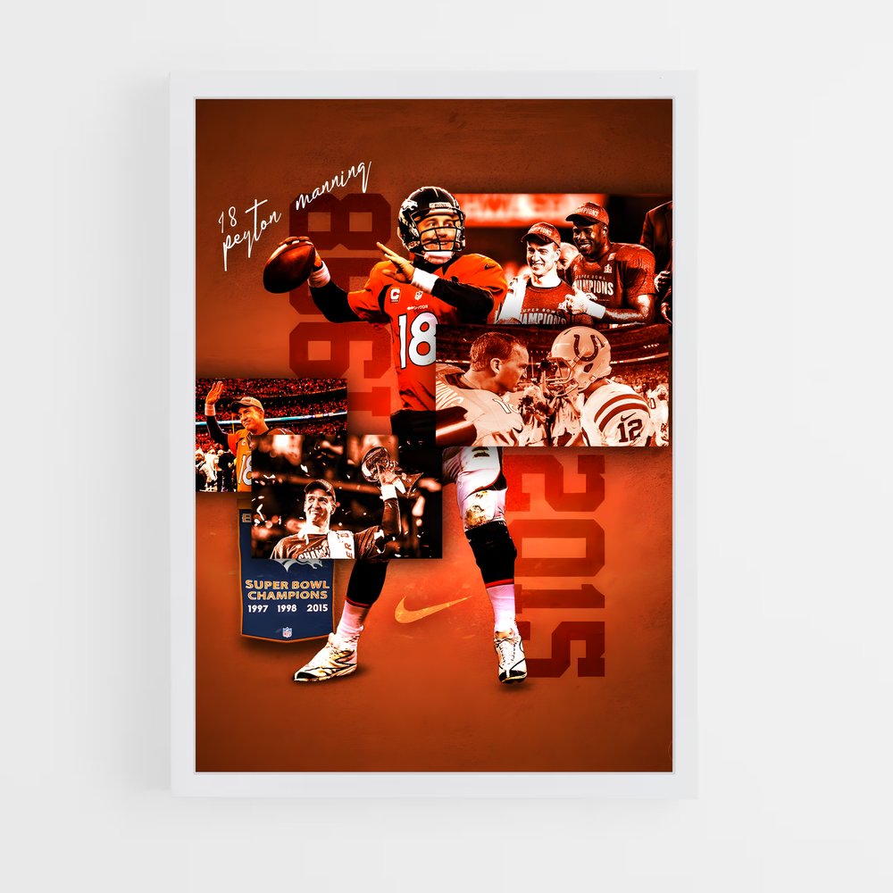 Poster NFL Légende – affiche Football US (vue 3)