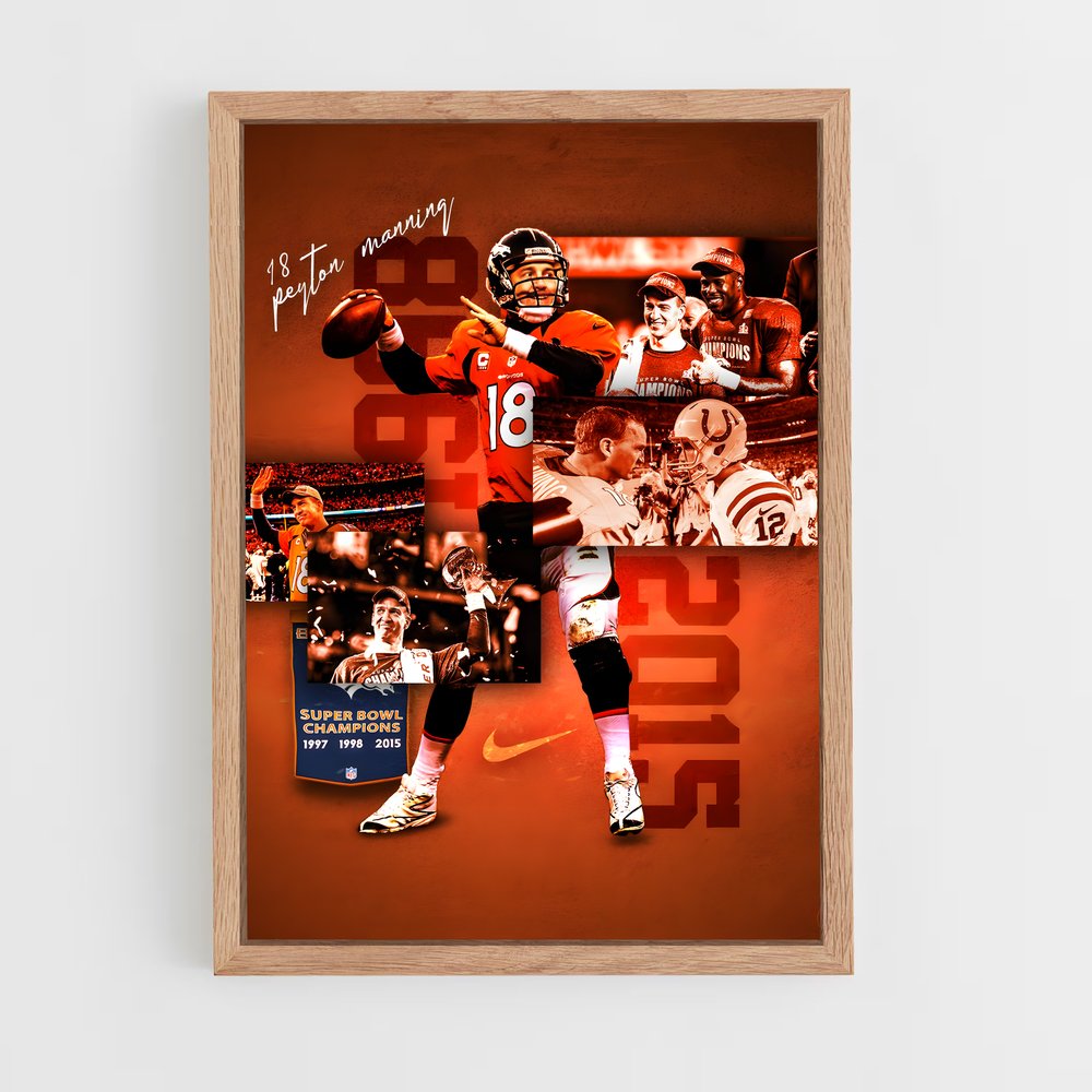 Poster NFL Légende – affiche Football US (vue 4)