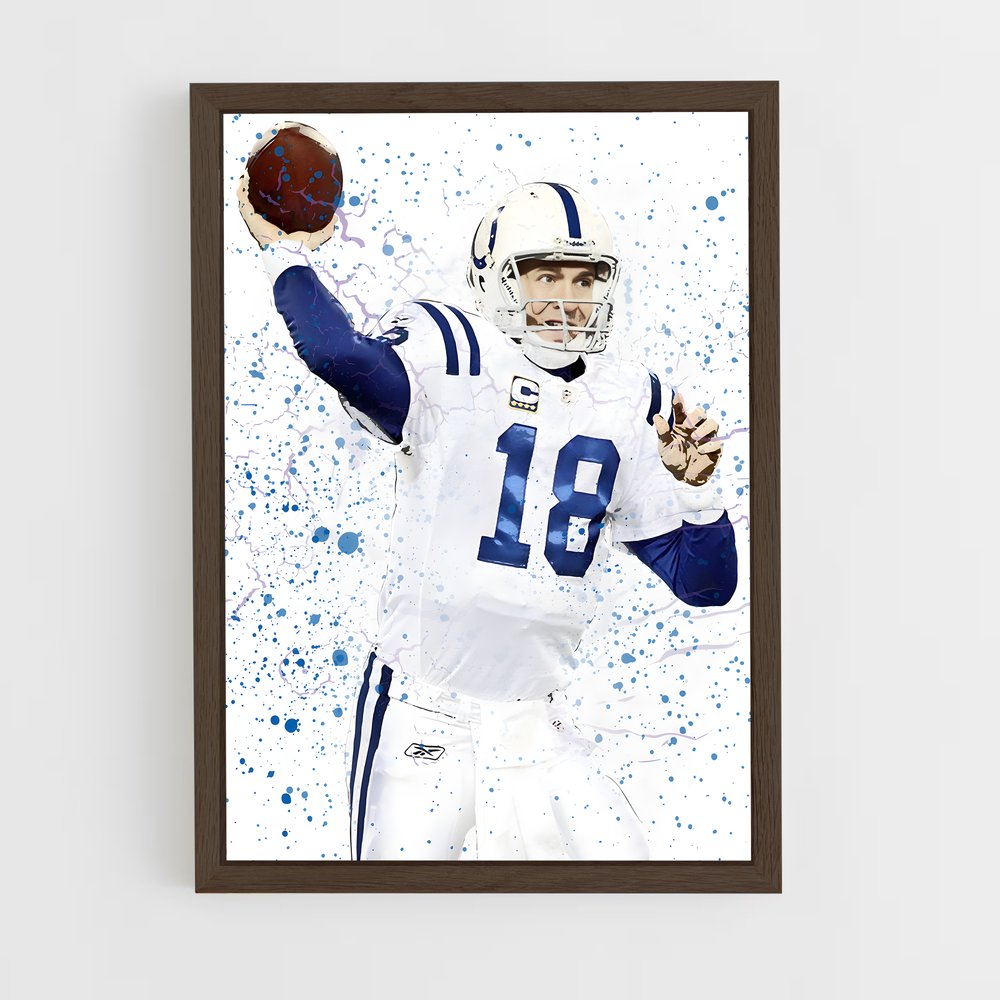 Poster Champion du Touchdown – affiche Football US (vue 5)