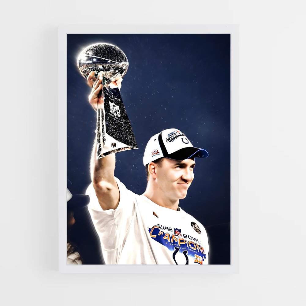 Poster Champion NFL – affiche Football US (vue 3)