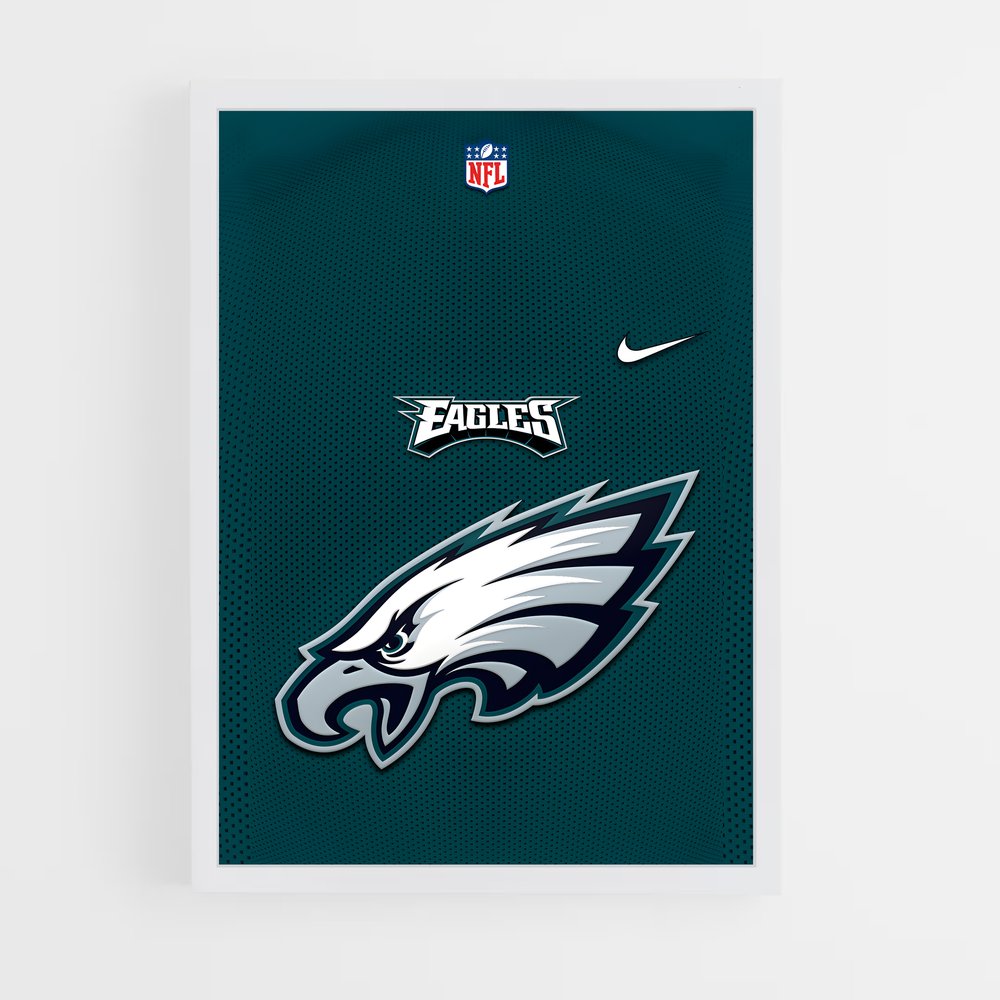 Poster Philadelphia Eagles Nike – affiche Football US (vue 3)