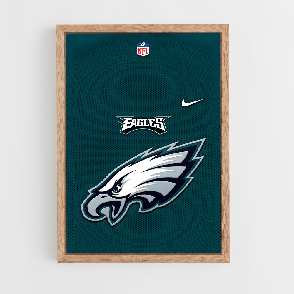 Poster Philadelphia Eagles Nike – affiche Football US (vue 4)