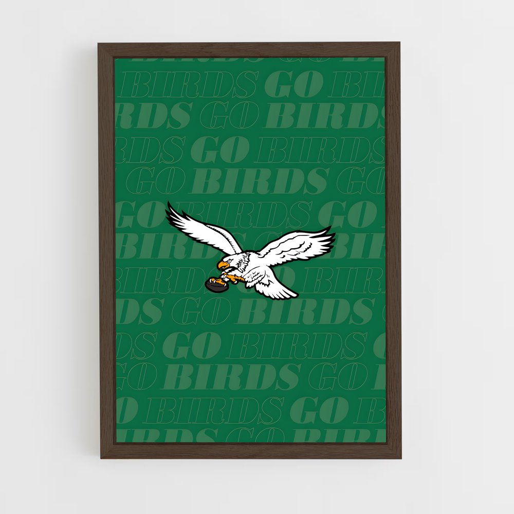 Poster Logo Philadelphia Eagles – affiche Football US (vue 5)