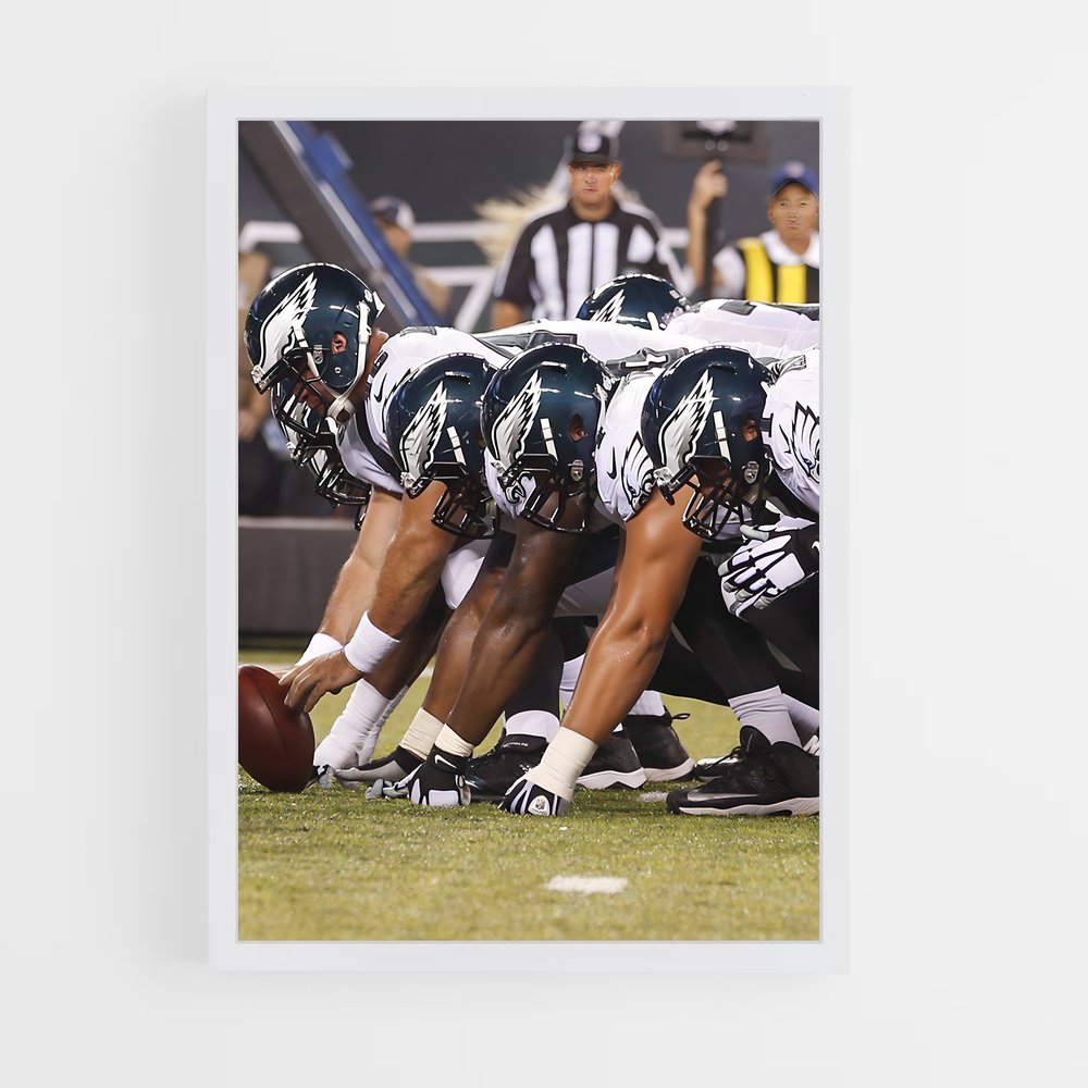 Poster Football US Eagles (vue 3)
