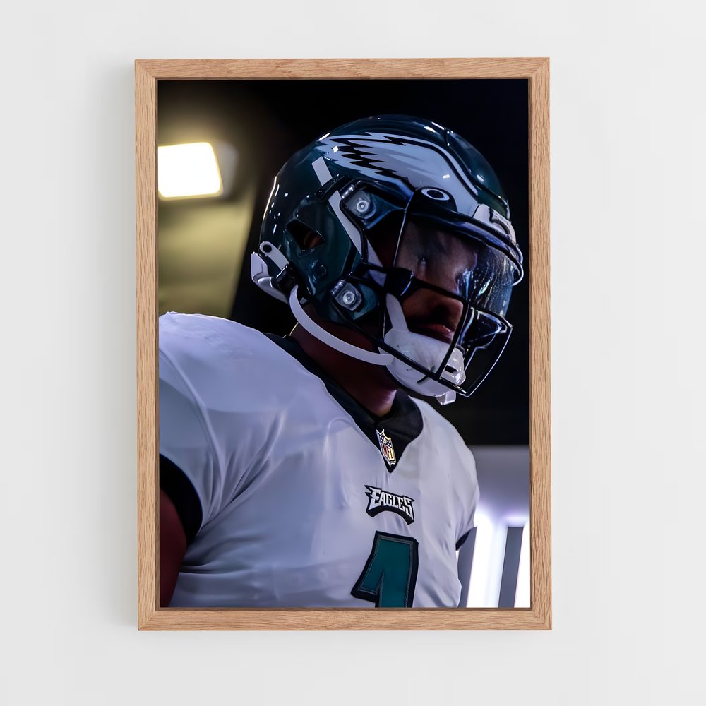 Poster Philadelphia Eagles Casque – affiche Football US (vue 4)