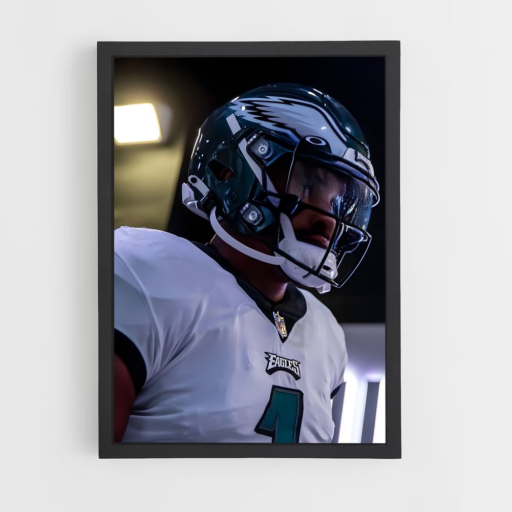 Poster Philadelphia Eagles Casque – affiche Football US (vue 2)