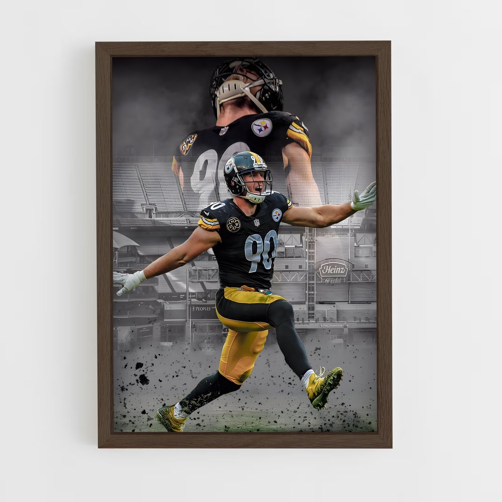 Poster Pittsburgh Steelers 90 – affiche Football US (vue 5)