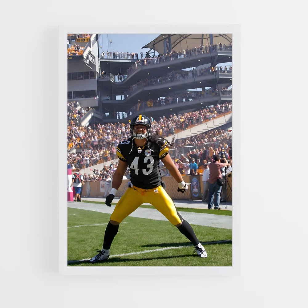 Poster Steelers – affiche Football US (vue 3)
