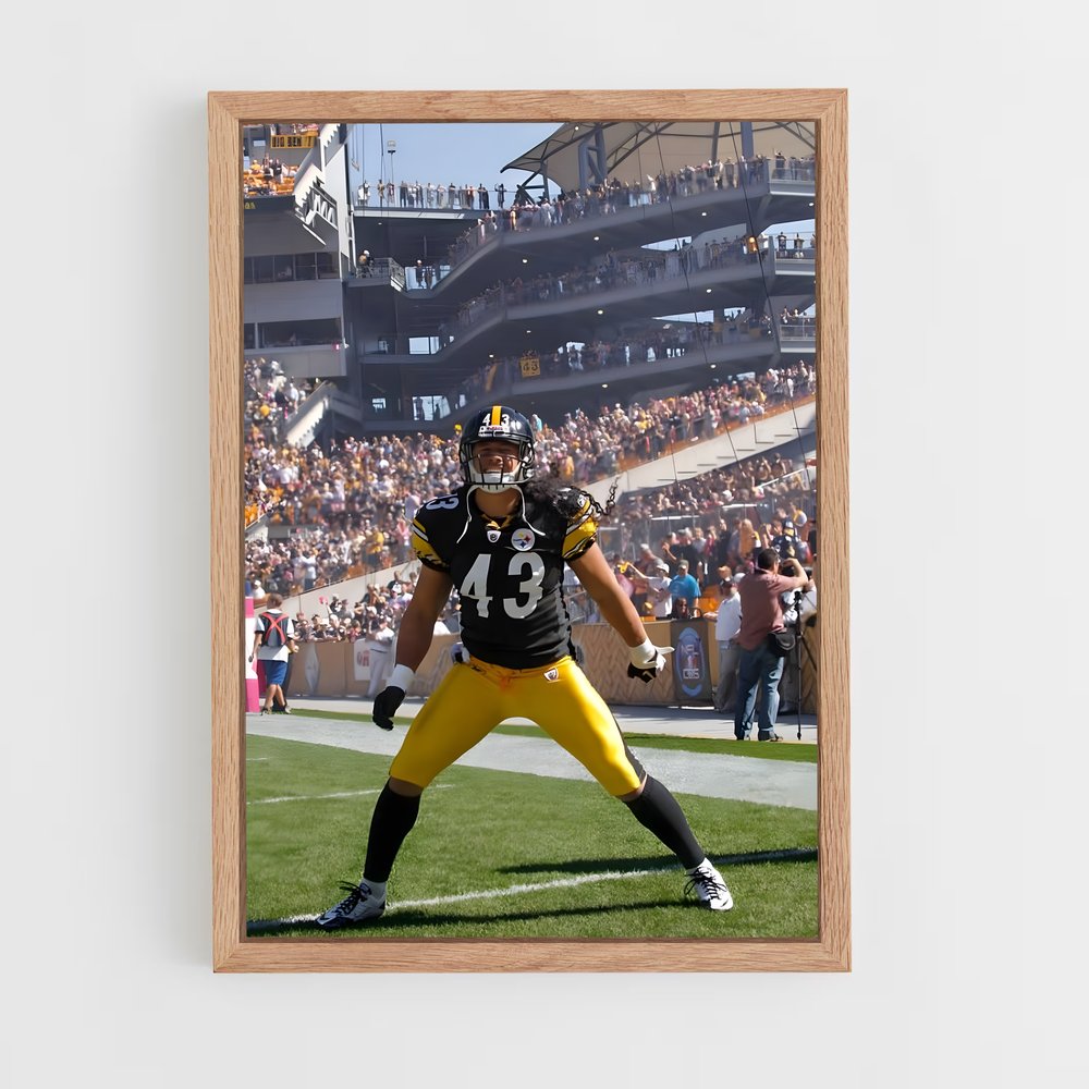 Poster Steelers – affiche Football US (vue 4)