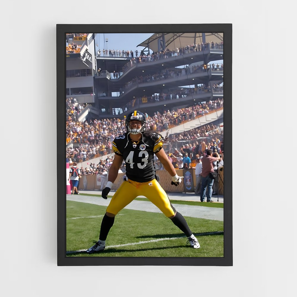 Poster Steelers – affiche Football US (vue 2)