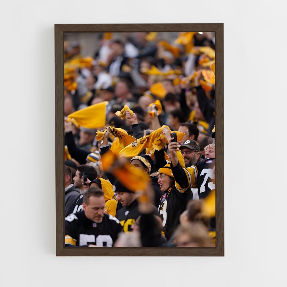 Poster Pittsburgh Steelers Supporters – affiche Football US (vue 5)