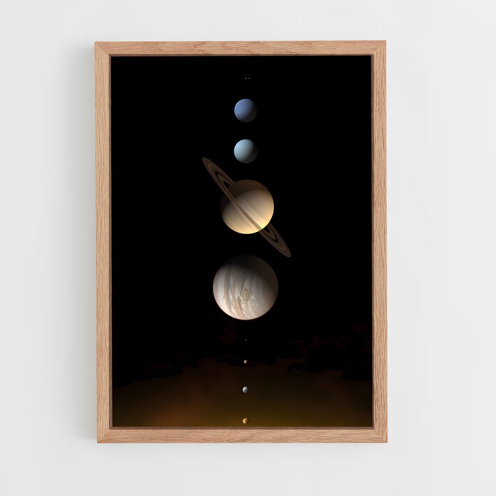 Poster Système Solaire (vue 4)