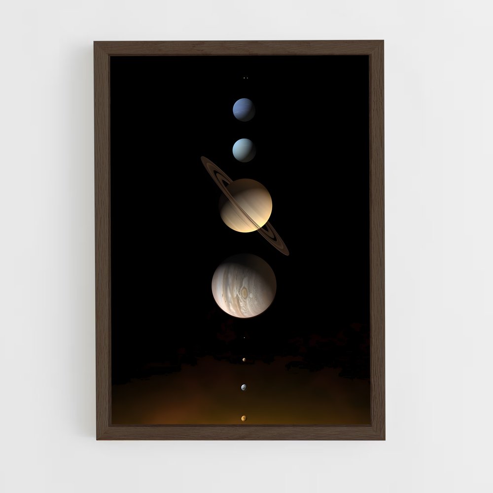 Poster Système Solaire (vue 5)