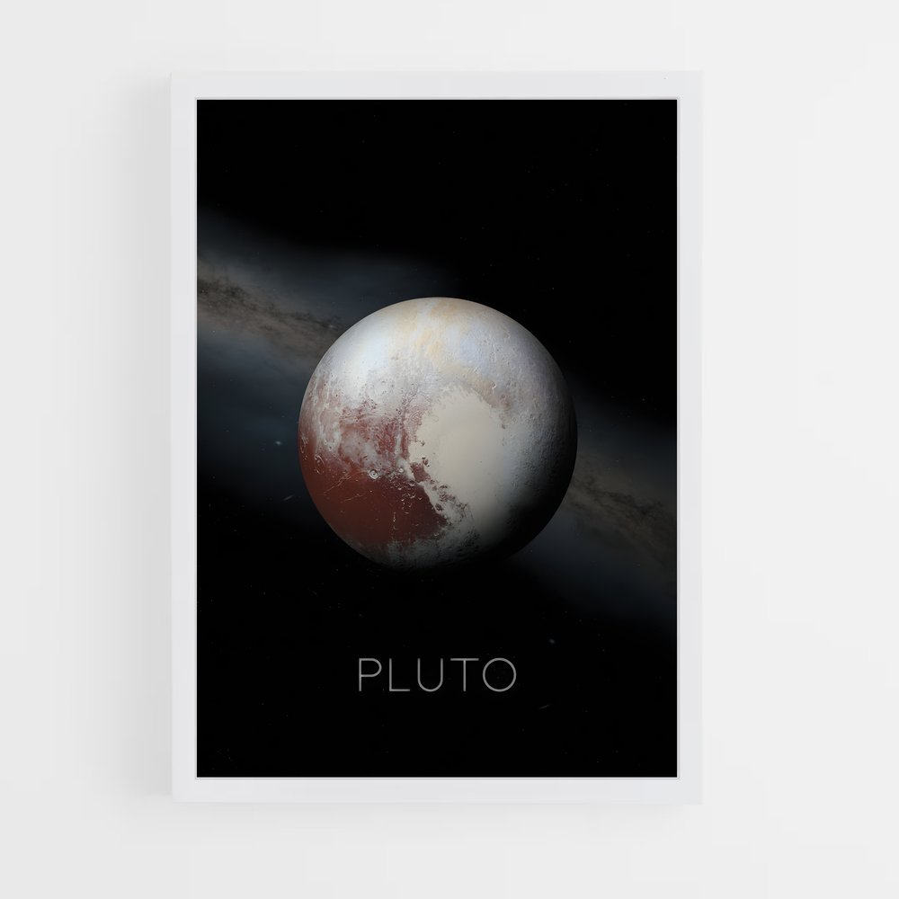 Poster Exploration de Pluton (vue 3)