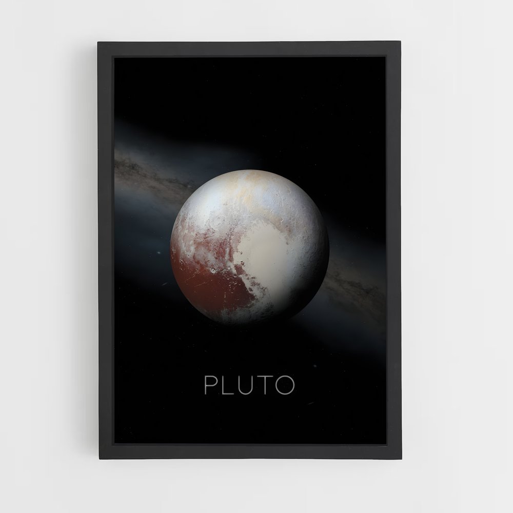 Poster Exploration de Pluton (vue 2)