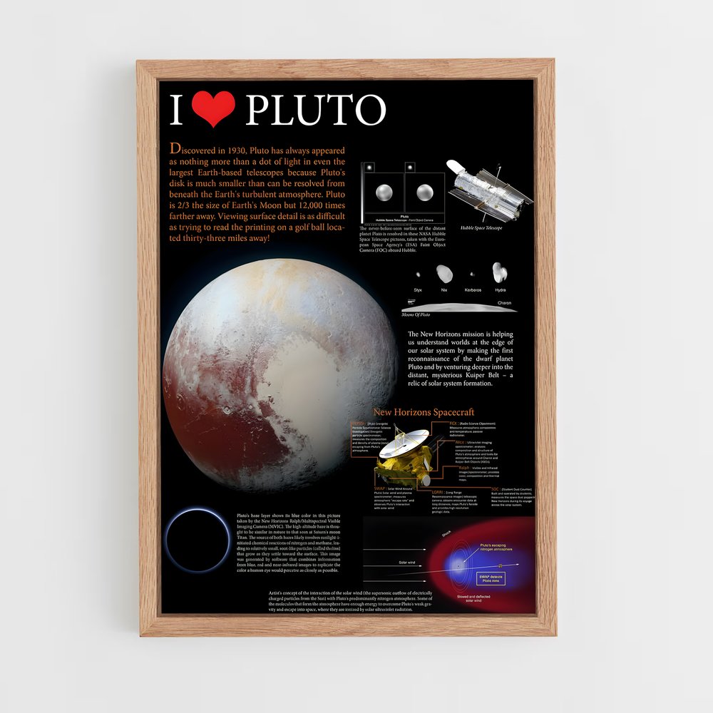 Poster I Love Pluto (vue 4)