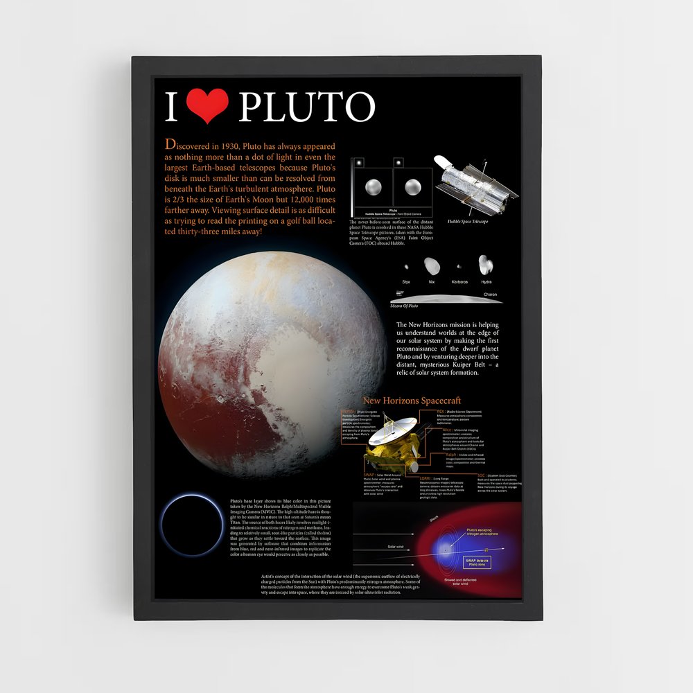 Poster I Love Pluto (vue 2)