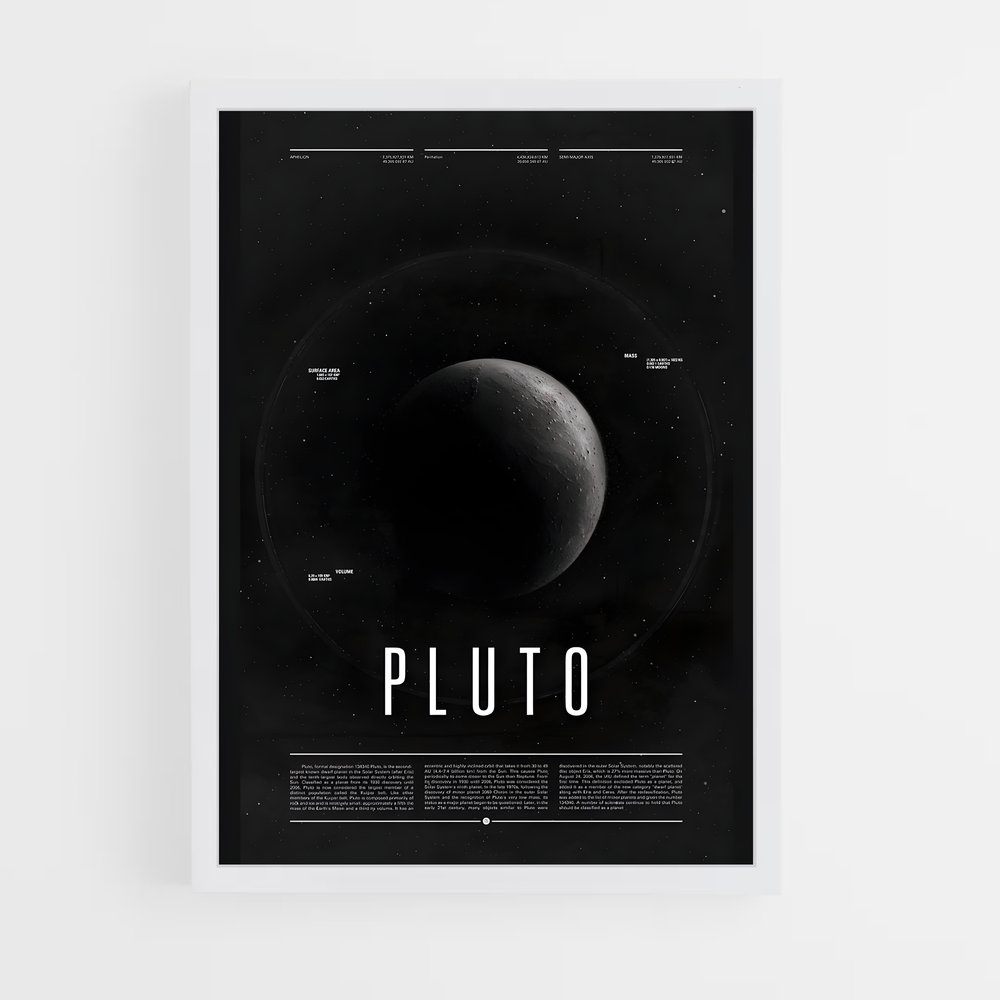 Poster Éclipse Pluton (vue 3)