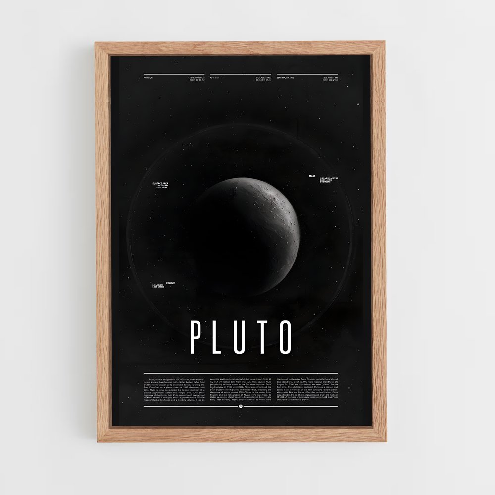 Poster Éclipse Pluton (vue 4)