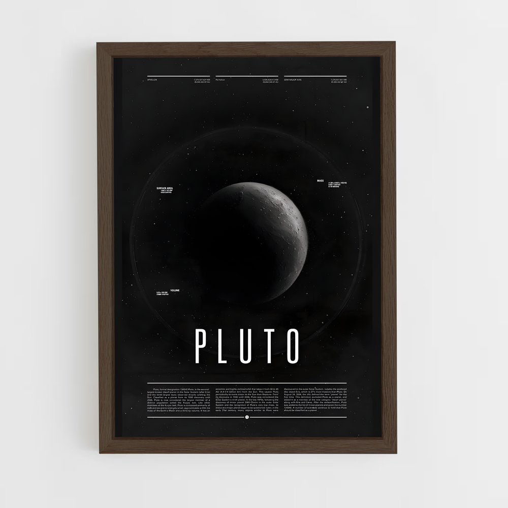Poster Éclipse Pluton (vue 5)