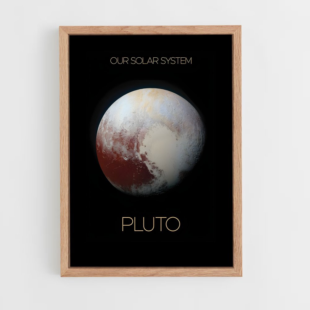 Poster Système Solaire Pluton (vue 4)