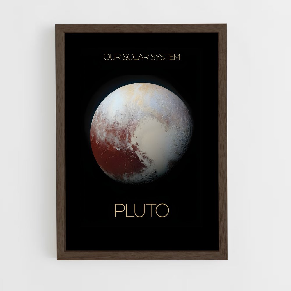 Poster Système Solaire Pluton (vue 5)
