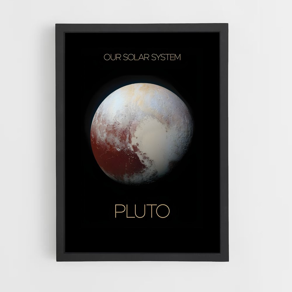 Poster Système Solaire Pluton (vue 2)
