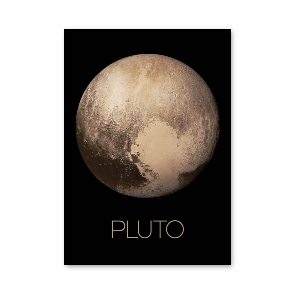 Poster Pluto réalité