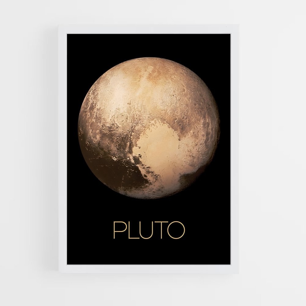 Poster Pluto réalité (vue 3)