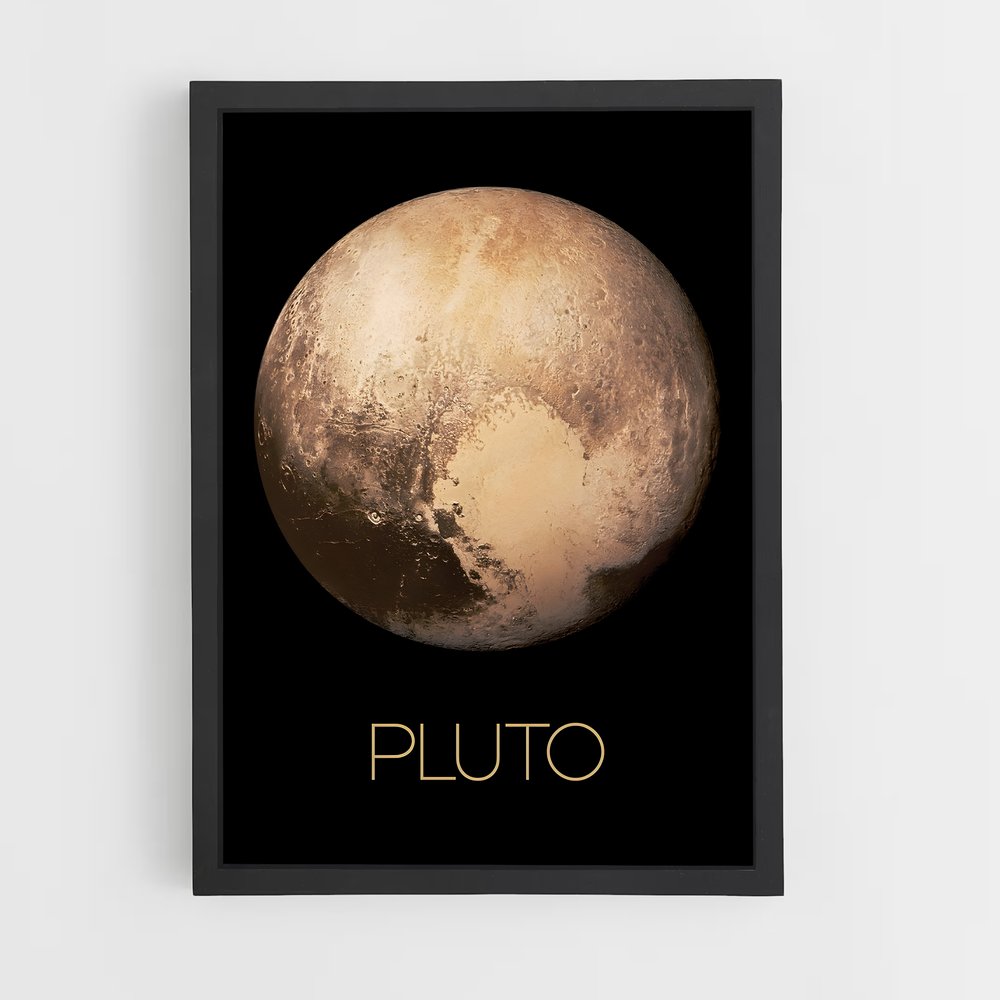 Poster Pluto réalité (vue 2)