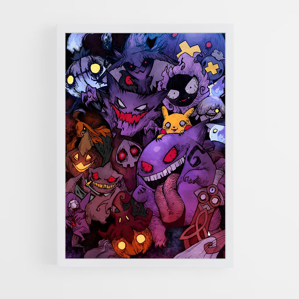 Poster Pokemon Spectres (vue 3)