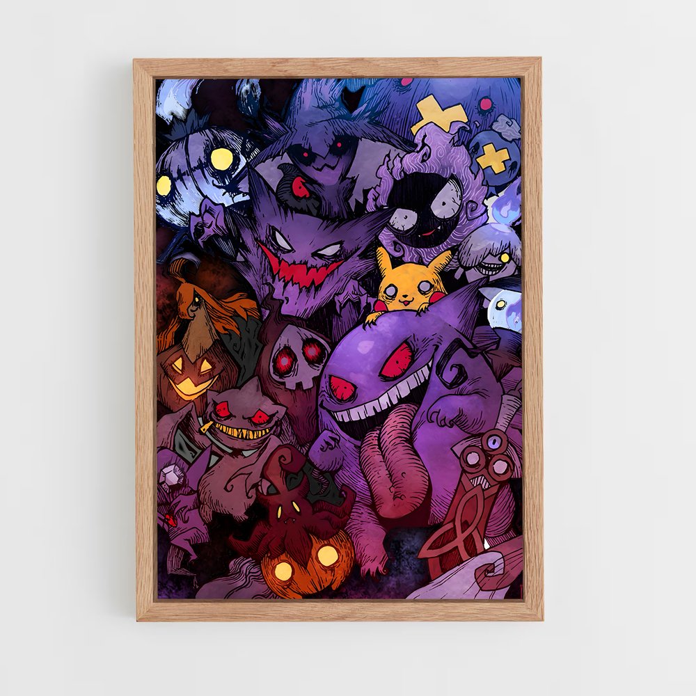 Poster Pokemon Spectres (vue 4)