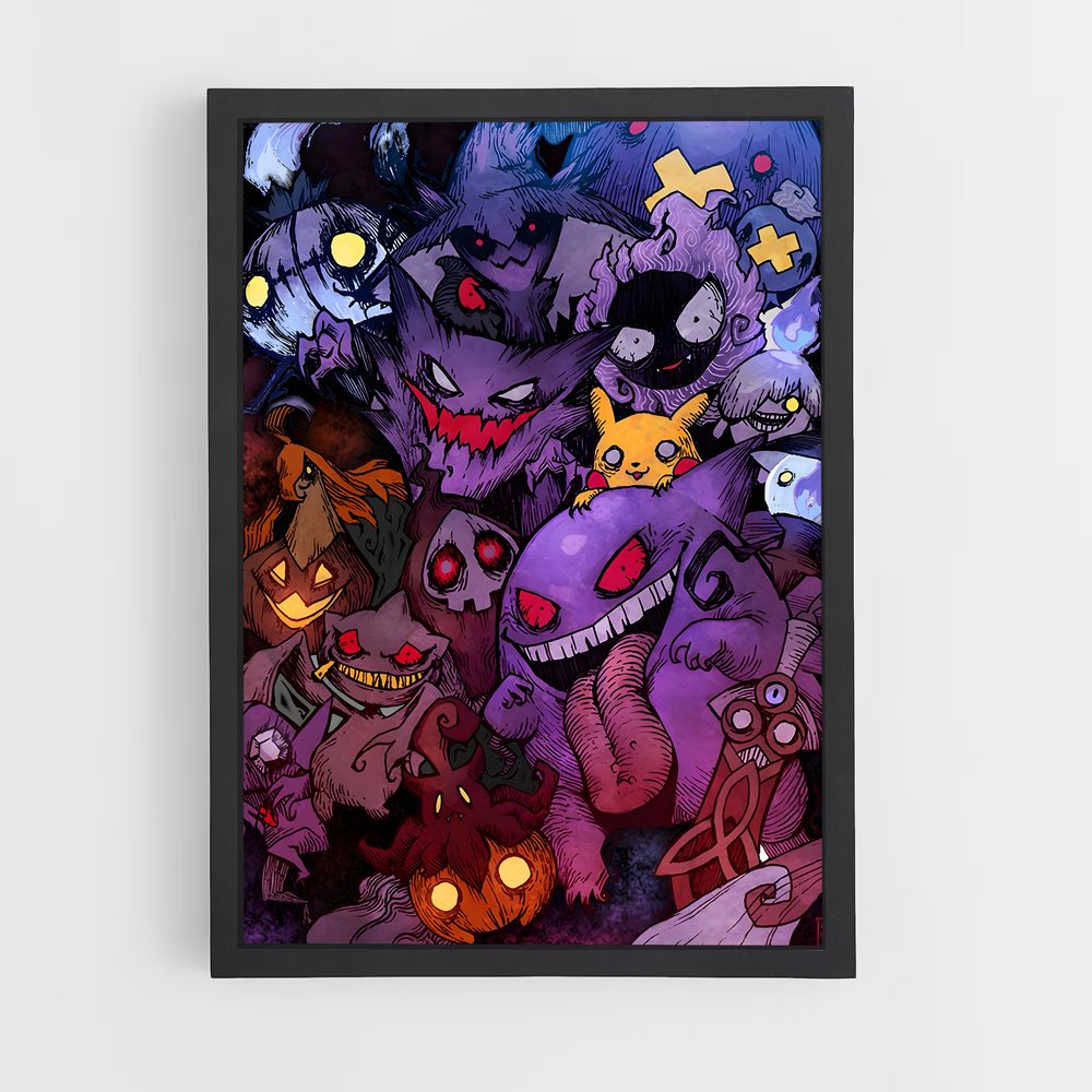 Poster Pokemon Spectres (vue 2)